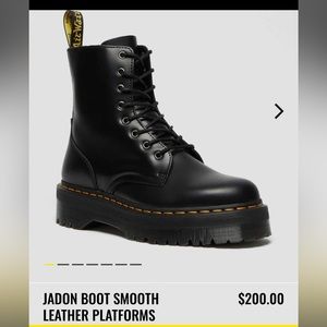 Dr. Martens Jadon boot smooth leather platforms